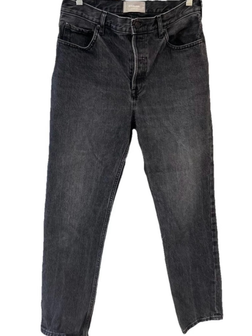 Everlane Cheeky Jean Black High Rise Straight Jeans 29